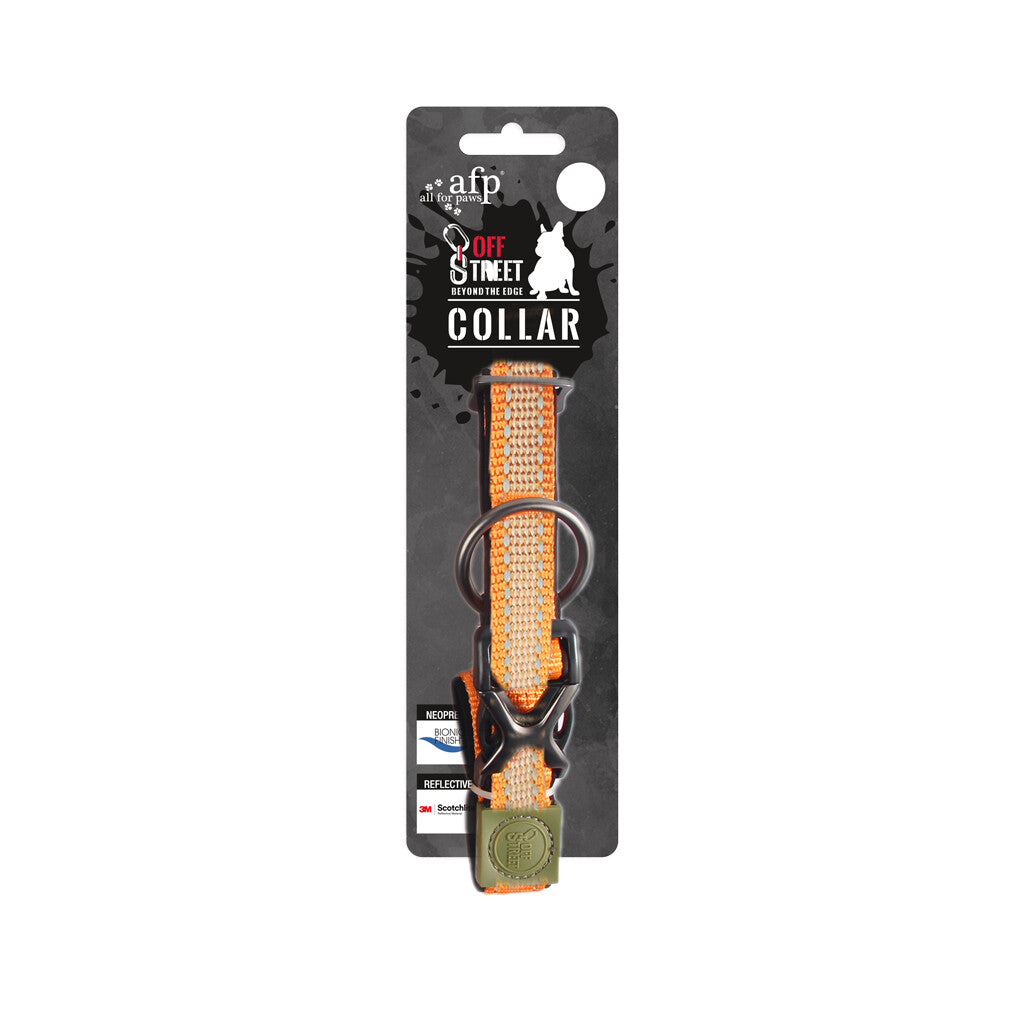 AFP Off Street - Dog Collar Mandarine M