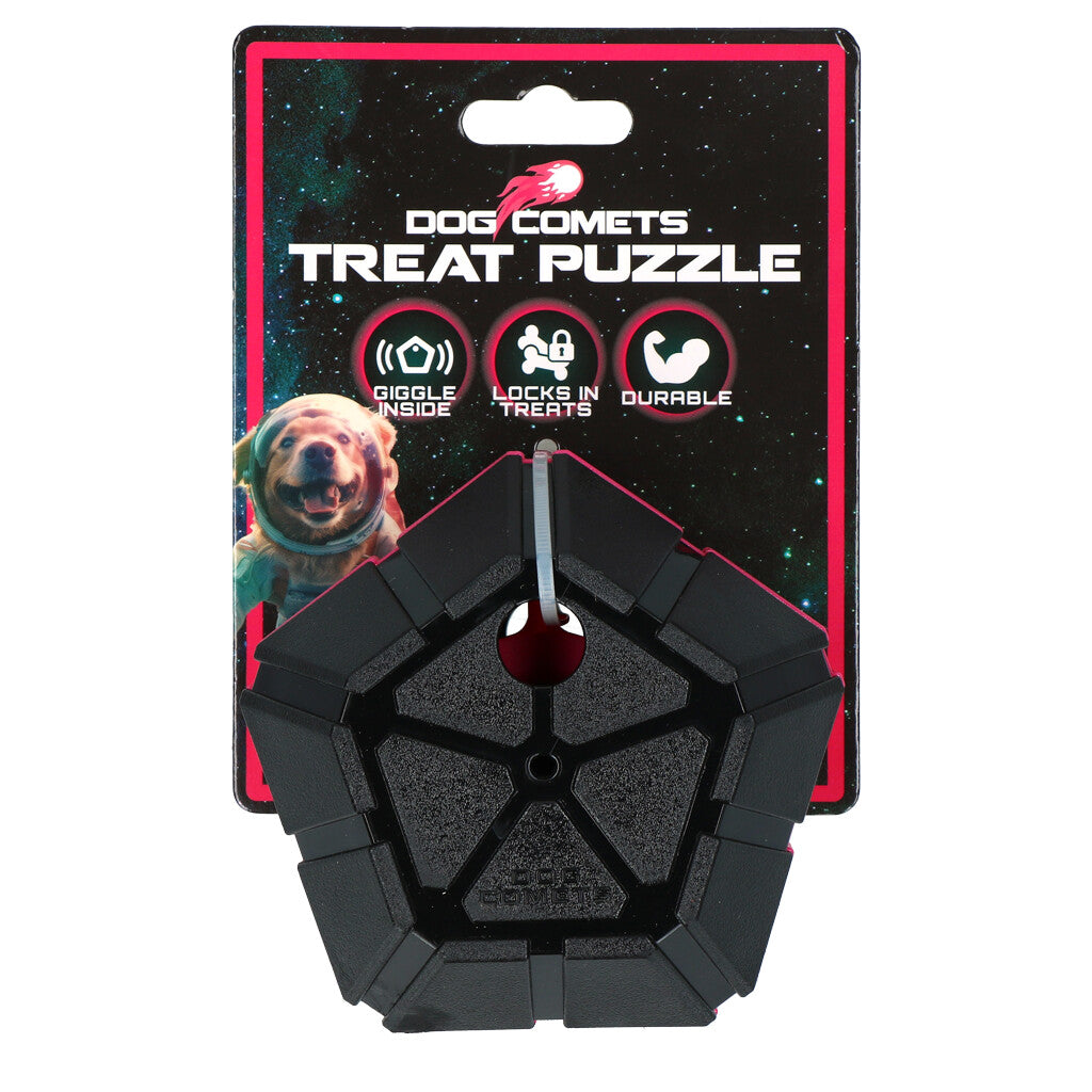 Dog Comets Treat Puzzle Rosa
