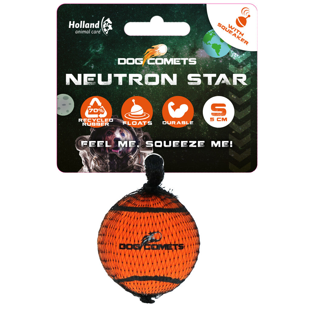 Dog Comets Neutron Star Tennisball Mit Quietscher S Orange