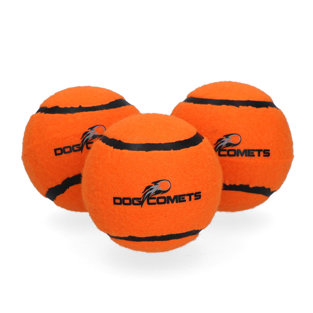 Dog Comets Neutron Star Tennisball Mit Quietscher M Orange (3-pack)