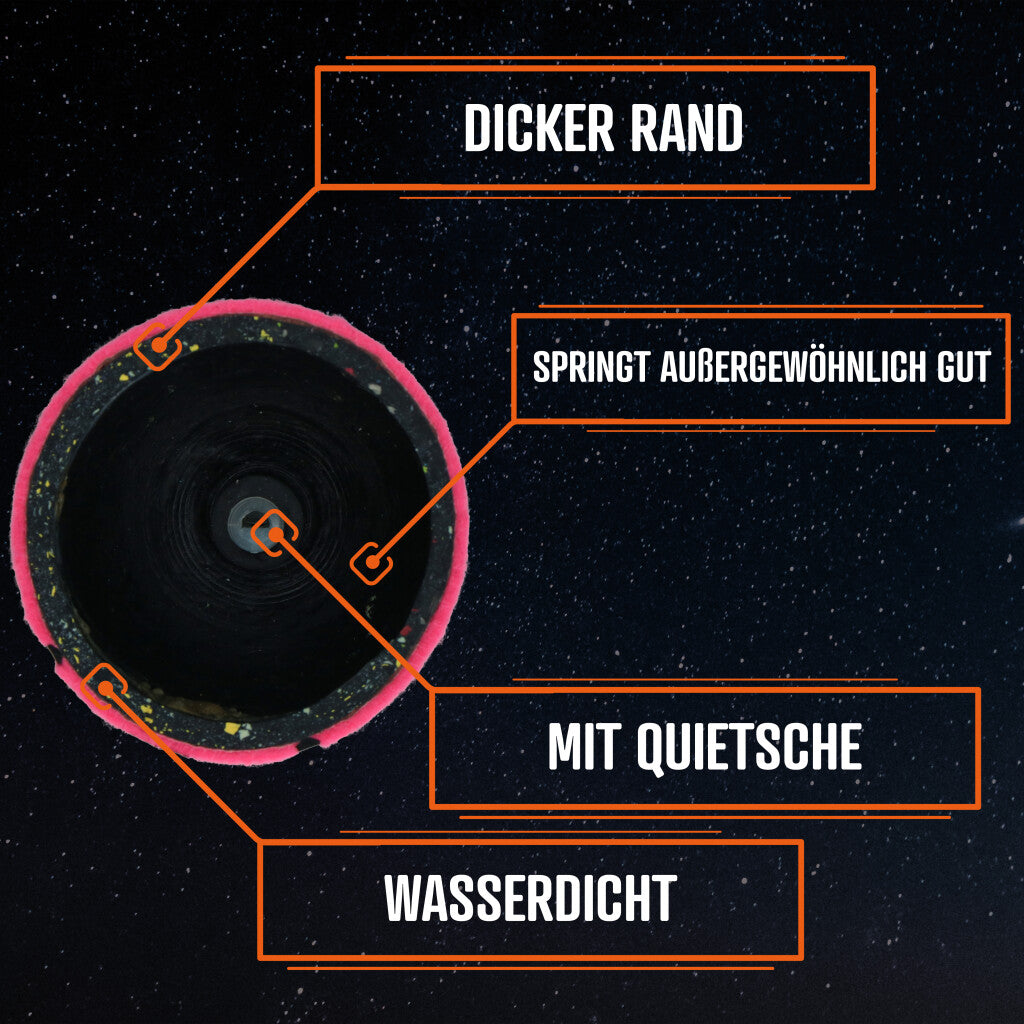 Dog Comets Neutron Star Tennisball Mit Quietscher L Rosa (2-pack)