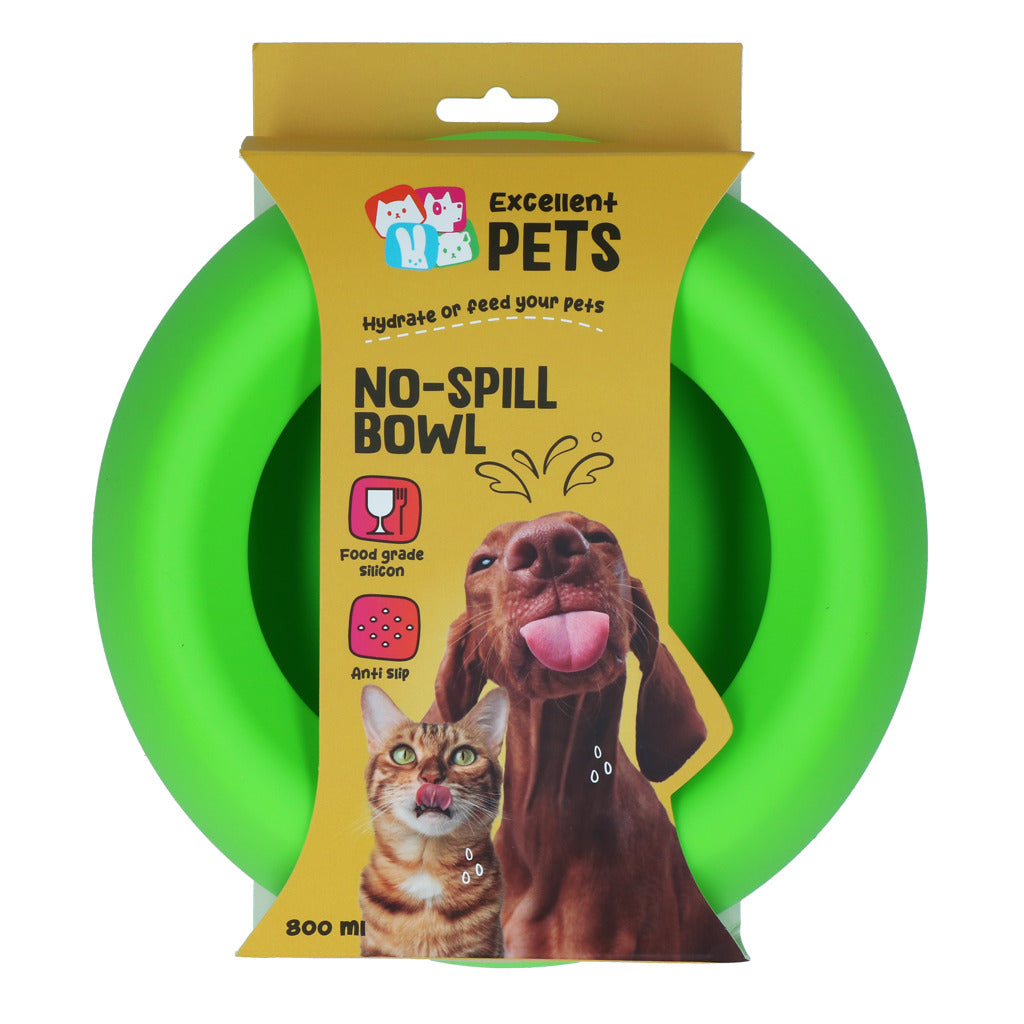 Excellent Pets No-Spill Bowl 800ml Grün M