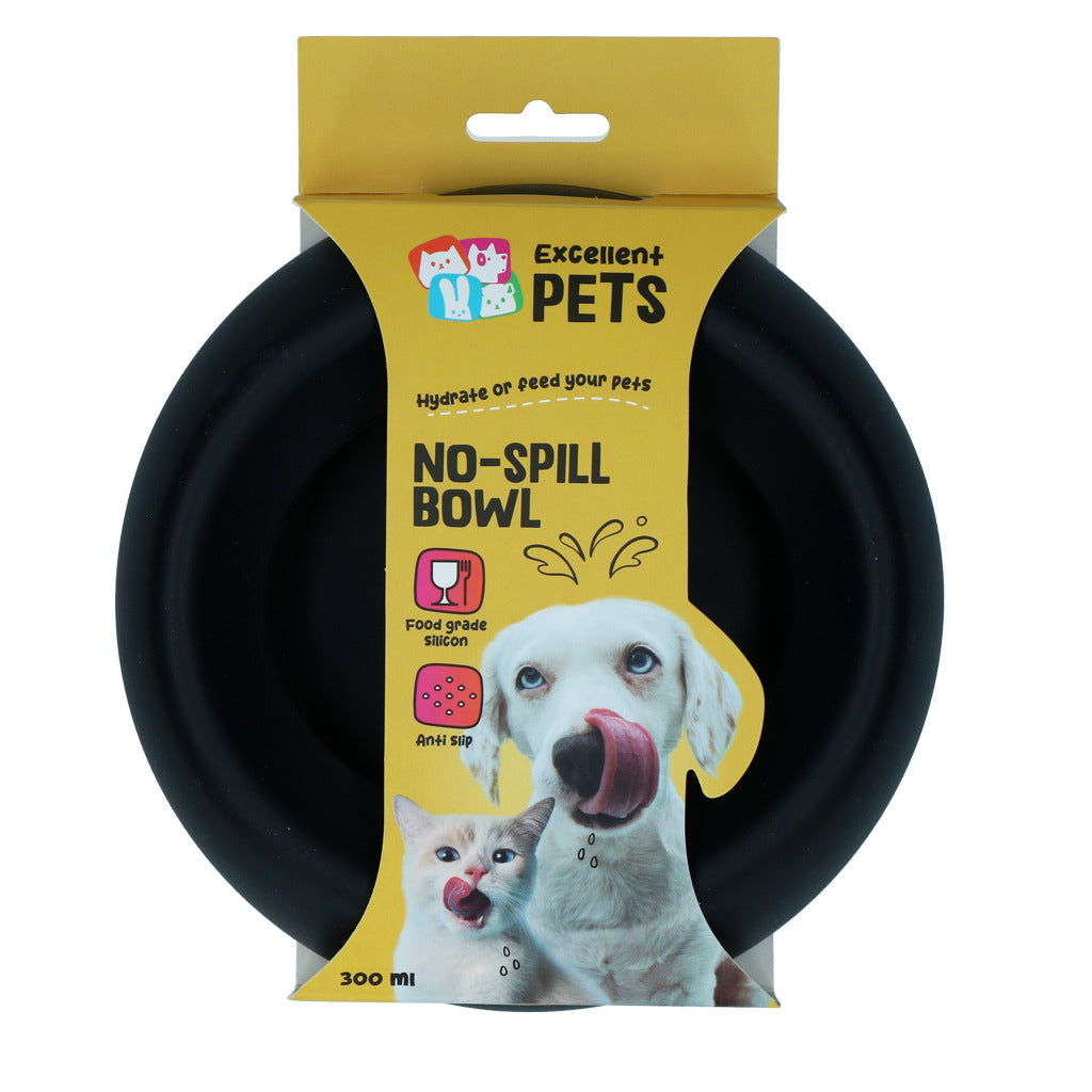 Excellent Pets No-Spill Bowl 300ml Anthrazit S