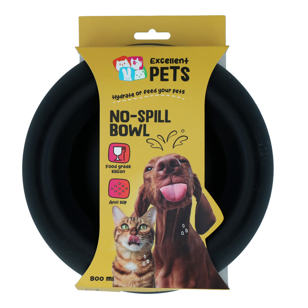 Excellent Pets No-Spill Bowl 800ml Anthrazit M