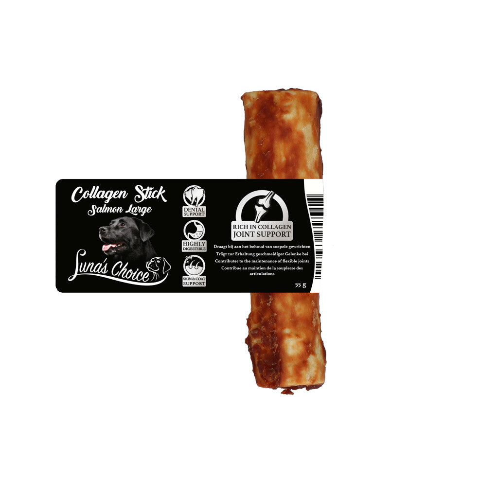 Luna's Choice Collagen Chews Stick Lachs L