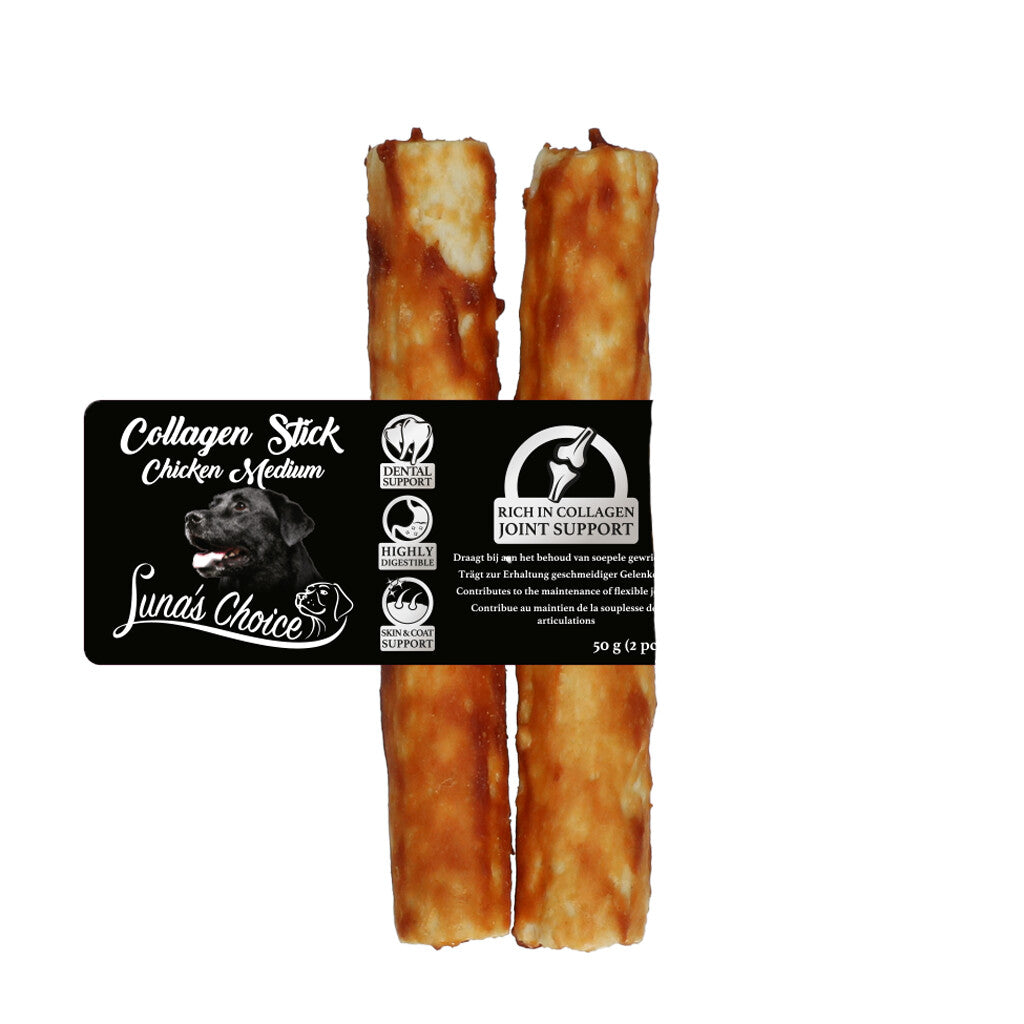 Luna's Choice Collagen Chews Stick Huhn M