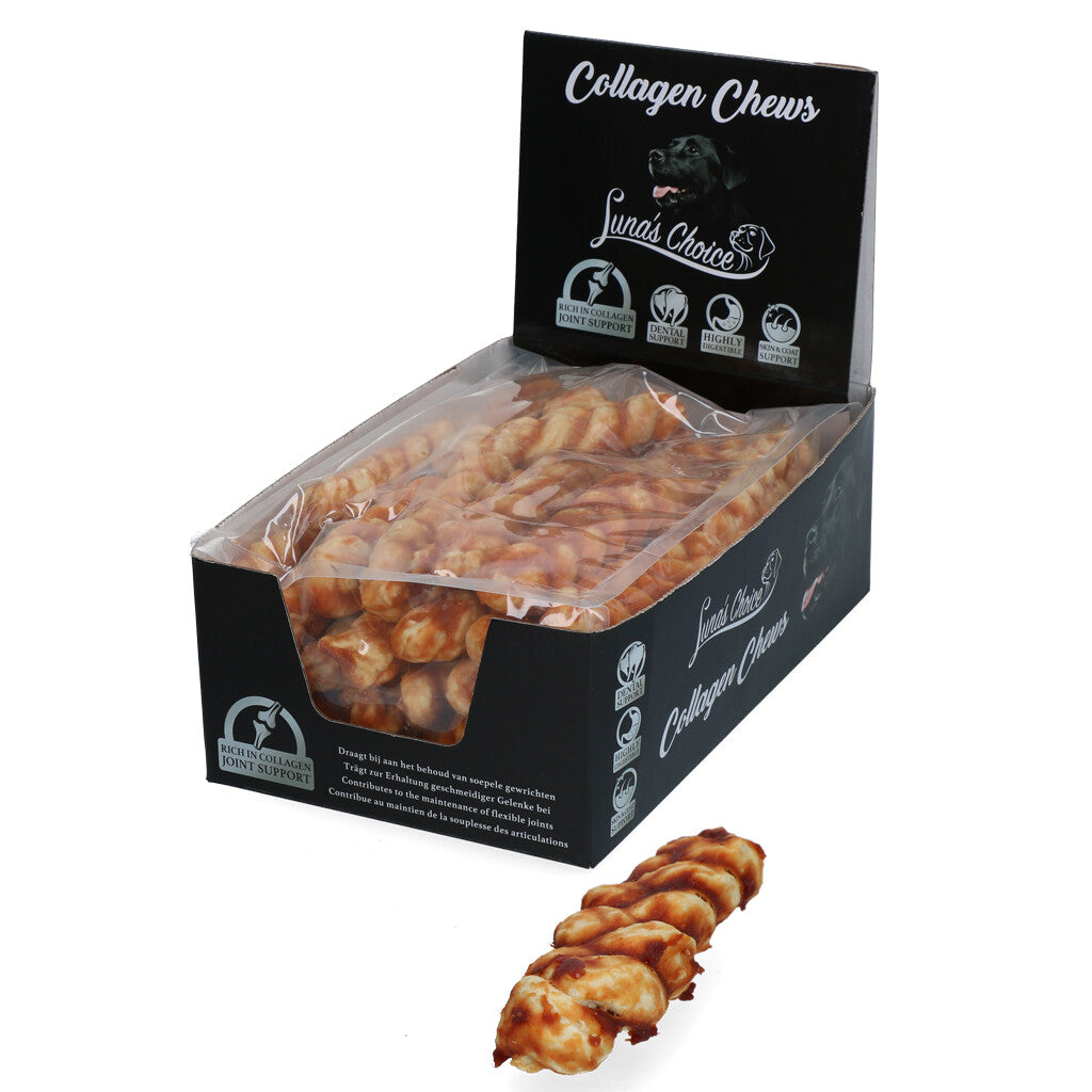 Luna's Choice Collagen Chews Braid Huhn S