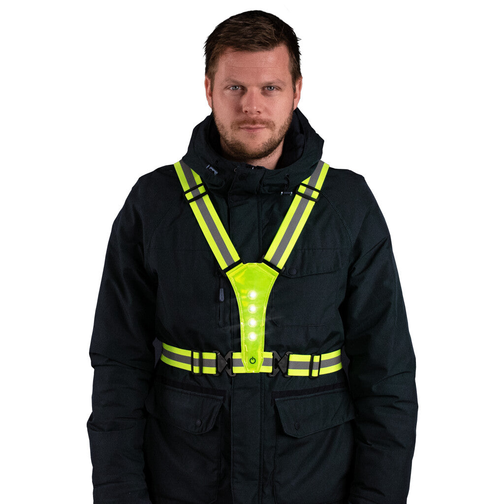 Nightwalk Human Safety Harness Gelb