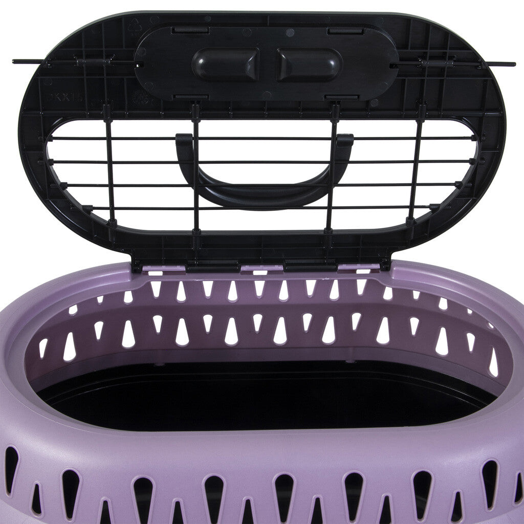 Petmate Top Load Cat Kennel Pearl Bubble Grape