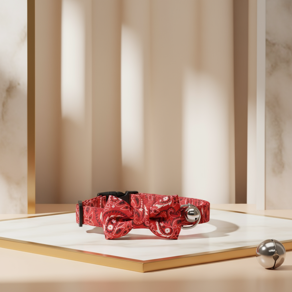Pawise Cat Collar With Bowknot