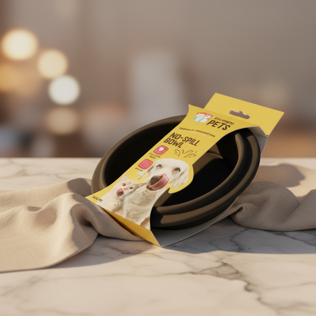 Luxurious No-Spill Bowl - New Angle