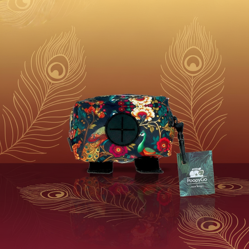 PoopyGo Eco Bag Pfau (Rot)